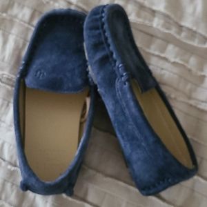 Janie & Jack boys Suede Driving Shoes. Size 8